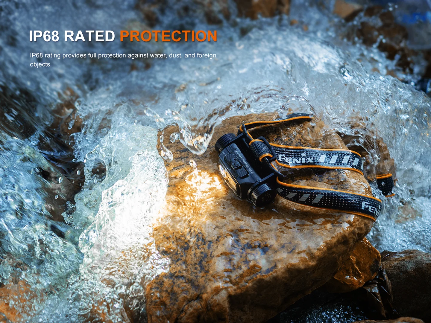 Fenix HM60R V2.0 Rechargeable Headlamp with Red Light and Intelligent Frequency Sensor - 1600 Lumens, 170 Metres