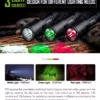 NEXTORCH T53 Rechargeable Red/Green/White 3-in-1 Hunting Flashlight Kit