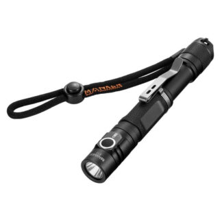 Manker E12 Compact 2AA Flashlight - 650 Lumens, 96 Metres