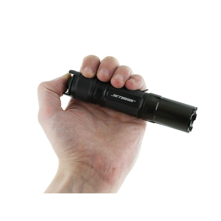 JETBeam TH10R Rechargeable Tactical Flashlight 2000 Lumens LED