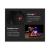 NEXTORCH K40 Rechargeable RBW + UV Keyring Flashlight - 300 Lumens, 78 Metres