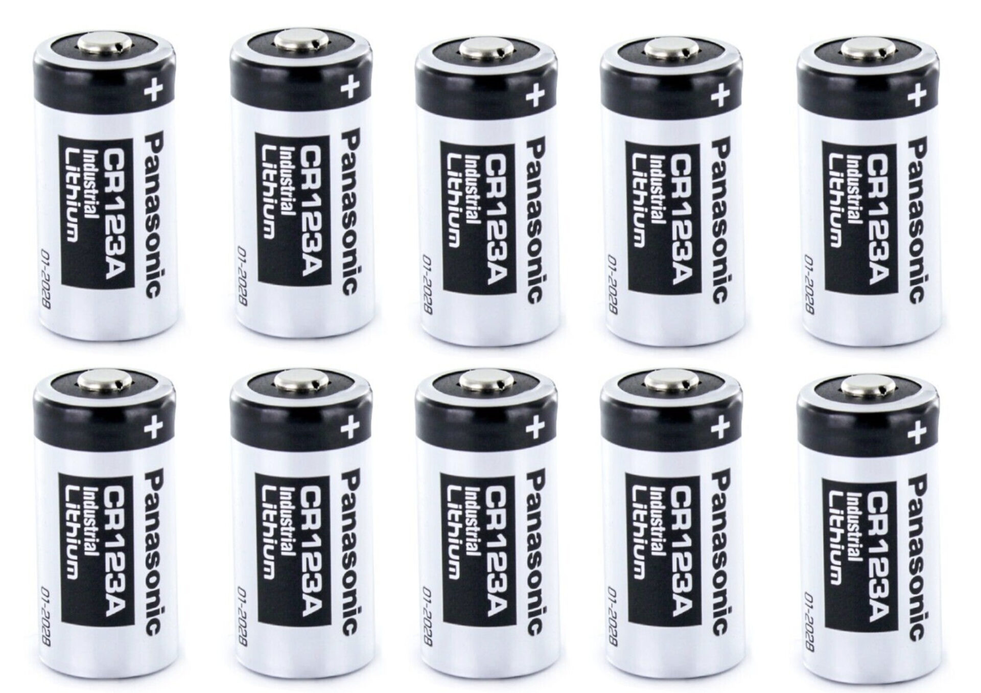 Panasonic CR123A 1550mAh Industrial Lithium Battery 