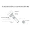 Imalent SR32 Ultra Powerful 2080 Meter Throw Searchlight - 120,000 lumens