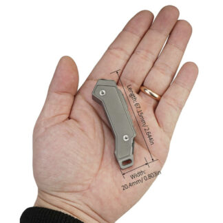 MecArmy FL02 Keyring Rechargeable Flashlight - Titanium