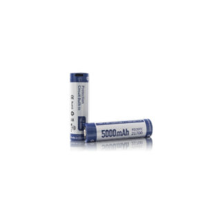 KeepPower 8.0A Discharge 21700 5000mAh Type-C USB Rechargeable Battery - Protected P2150TC