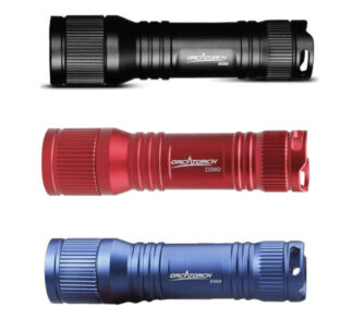 OrcaTorch D560 Mini Backup Diving Light - 700 Lumens, 134 Metres