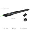 Olight O'Pen Pro Max 120 Lumens Rechargeable Penlight with Green Pointer Beam