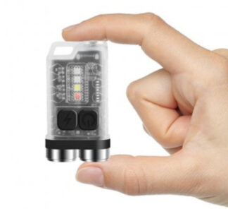 SPERAS V3 Rechargeable Multifunctional Keychain Flashlight - 900 Lumens, 100 Metres