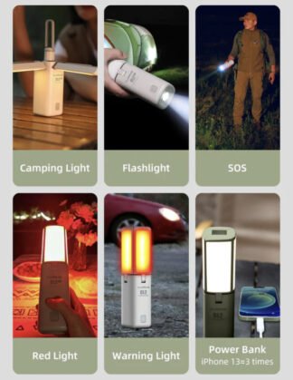 Klarus CL2 Pro 3-in-1 Rechargeable Folding Lantern, Flashlight, and Power Bank - 14,000mAh, 750 Lumens