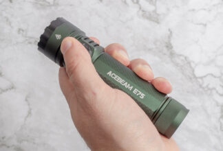 AceBeam E75 Rechargeable High Performance Flashlight - 4500 Lumens, 260 Metres