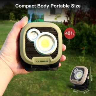 Klarus WL3 Compact 1500lm High Powered Rechargeable Camping Light