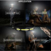SPERAS B47L-1 Lightweight Rechargeable Smart Sensor Running Headlamp - 500 Lumens, 119 Metres