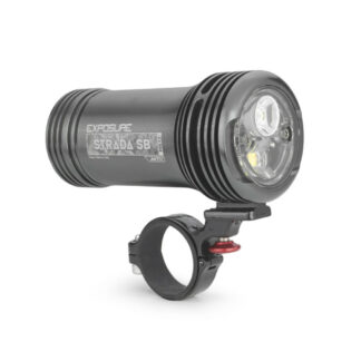 Exposure Lights Strada Mk12 SB AKTiv Rechargeable Bike Light - 1700 lumens, Gun Metal Black
