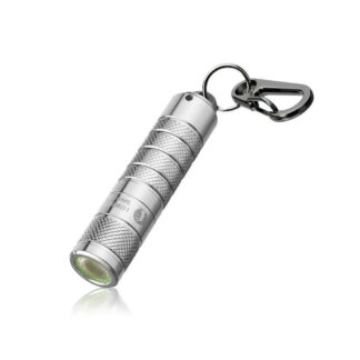 Lumintop Silver Fox Keychain Flashlight with Magnetic Tailcap - 760 Lumens, 70 Metres