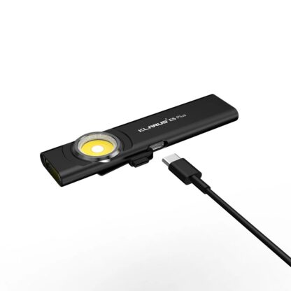Klarus E5 Plus Rechargeable EDC Tool Light with Magnetic Base - 650 Lumens, 32 Metres