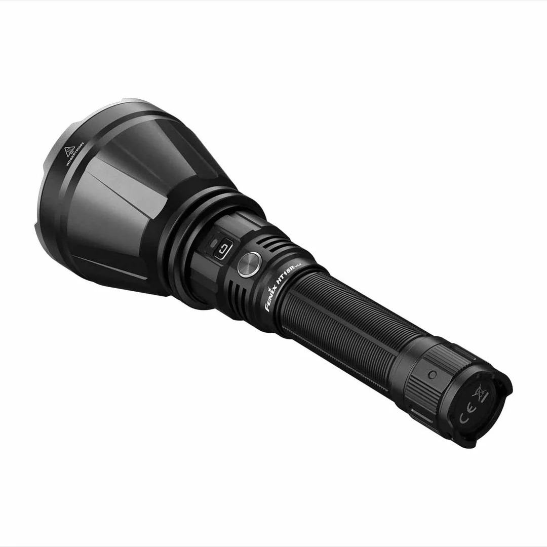 Fenix HT18R V2.0 Rechargeable Long Range Flashlight - 3700 Lumens, 1100 Metres