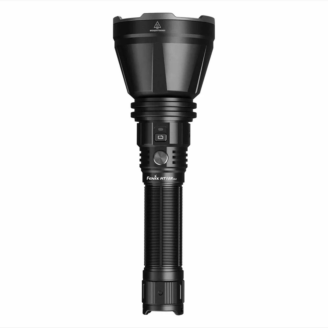 Fenix HT18R V2.0 Rechargeable Long Range Flashlight - 3700 Lumens, 1100 Metres