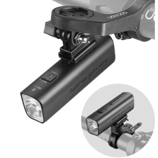 Gaciron KIWI-1200 Rechargeable Anti-Glare Front Bike Light with Bluetooth - 1200 Lumens