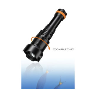 OrcaTorch ZD710 Zoomable Diving Light - 2700 Lumens, 375 Metres