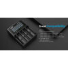 XTAR VC4SL Fast Charging 4-Bay Battery Charger and Analyser