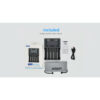 XTAR VC4SL Fast Charging 4-Bay Battery Charger and Analyser
