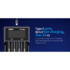 XTAR VC4SL Fast Charging 4-Bay Battery Charger and Analyser