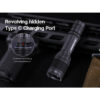 JETBeam M37 PRO Rechargeable High Performance Tactical Flashlight - 3700 Lumens, 465 Metres