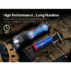 JETBeam M37 PRO Rechargeable High Performance Tactical Flashlight - 3700 Lumens, 465 Metres