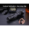 JETBeam M37 PRO Rechargeable High Performance Tactical Flashlight - 3700 Lumens, 465 Metres