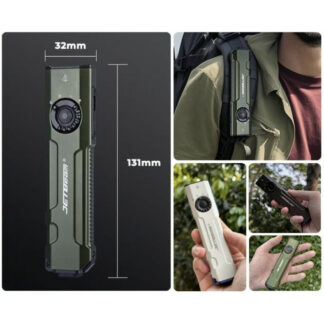JETBeam E26-UV KUNAI Rechargeable Pocket Flashlight with 365nm UV and 5mW Green Laser - 2000 Lumens