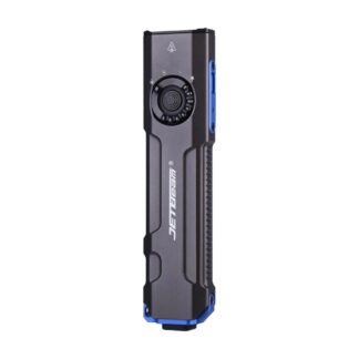 JETBeam E26-UV KUNAI Rechargeable Pocket Flashlight with 365nm UV and 5mW Green Laser, 2000 Lumens - Carbon Black