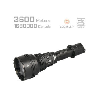 AceBeam W35 LC DEL Zoom Rechargeable LEP Flashlight - 2.6km Ultra Throw