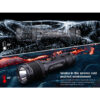 JETBeam M37 PRO Rechargeable High Performance Tactical Flashlight - 3700 Lumens, 465 Metres