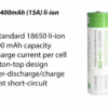 3x Eagtac 18650 3400mAh Batteries