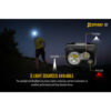 SPERAS B7 Dual-Fuel Lightweight Headlamp with Red Light - 600 Lumens, 92 Metres