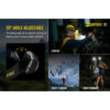 SPERAS B7 Dual-Fuel Lightweight Headlamp with Red Light - 600 Lumens, 92 Metres