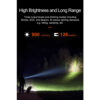 Lumintop L1 Angle Flashlight/Headlamp - 900 Lumens, 126 Metres