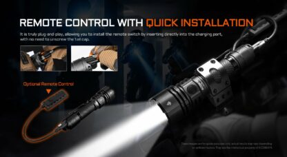 AceBeam L16 2.0 Rechargeable Compact Tactical Flashlight – 3000
