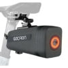 Gaciron Bird Nest 200, Bicycle Saddle Bag with Motion Sensor Tail Light - Black