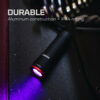 NEBO Torchy UV and Blacklight Pocket Torch with Dual UVA Technology - 3AAA