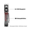 ThruNite BSS V6 'Black Scout Survival' Rechargeable EDC Flashlight - 2000 Lumens, 259 Metres