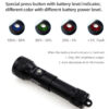Hi-Max HD01 Rechargeable Diving Torch (Navy Blue), 1300 Lumens