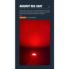Lumintop W1 LED Rechargeable Spot/Flood Combo Flashlight with Red Light - 700 Lumens, 300 Metres