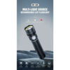 Lumintop W1 LED Rechargeable Spot/Flood Combo Flashlight with Red Light - 700 Lumens, 300 Metres