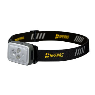 SPERAS B8 Rechargeable Ultralight Headlamp with RBG Output - 700 Lumens, 70 Metres