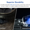 Wuben G5 Ultra Compact Rechargeable Flashlight with RGB LED - 1200 Lumens