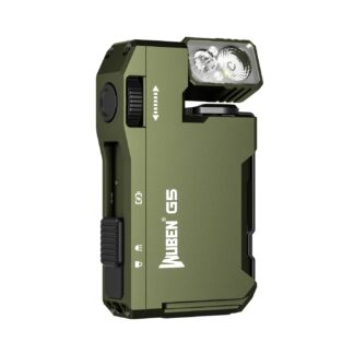 Wuben G5 Ultra Compact Rechargeable Flashlight with RGB LED - 1200 Lumens - Army Green