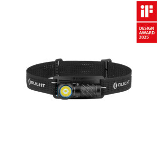 Olight Perun 3 MINI CW Rechargeable Red and White LED Headtorch, Black – 1250 Lumens, 155 Metres