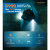 OrcaTorch D920 Cordless Primary Diving Light - 5000 Lumens, 424 Metres