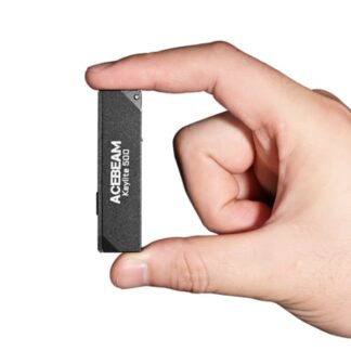 AceBeam Keylite 500 USB-C Keychain Light Black - 500 Lumens, 70 Metres